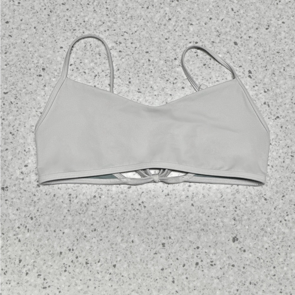 Jolyn White Hikari Bralette Bikini Top
